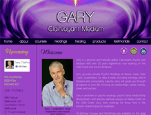 Tablet Screenshot of garyclairvoyantmedium.com